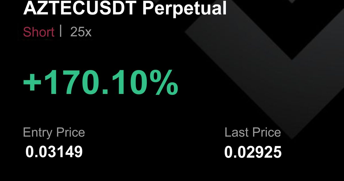 AZTECUSDT İŞLEM SONUCU