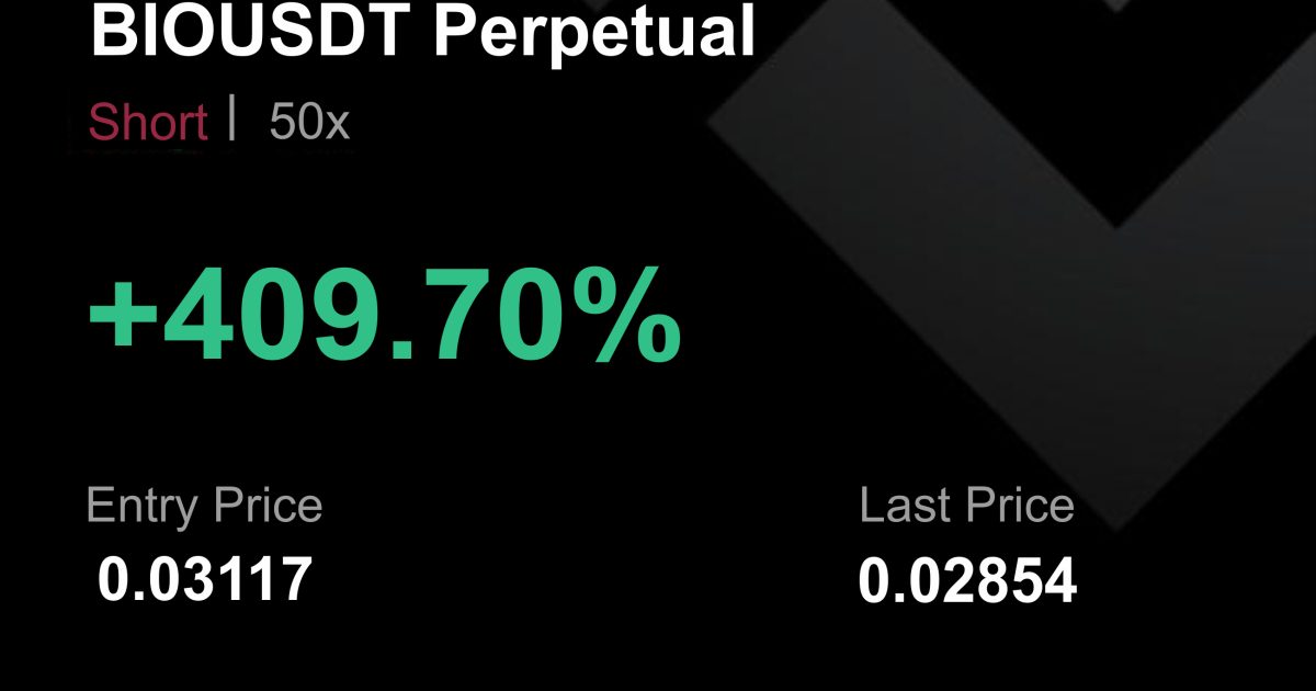 BIOUSDT İŞLEM SONUCU