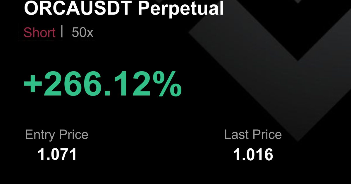 ORCAUSDT İŞEM SONUCU