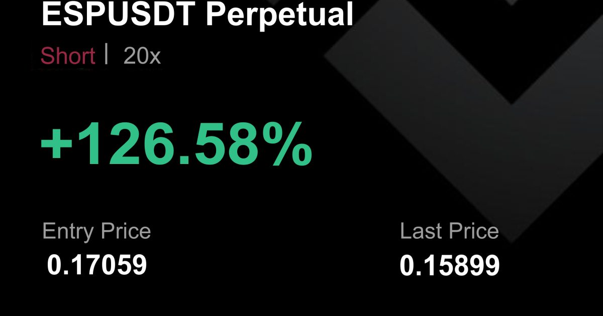 ESPUSDT İŞLEM SONUCU