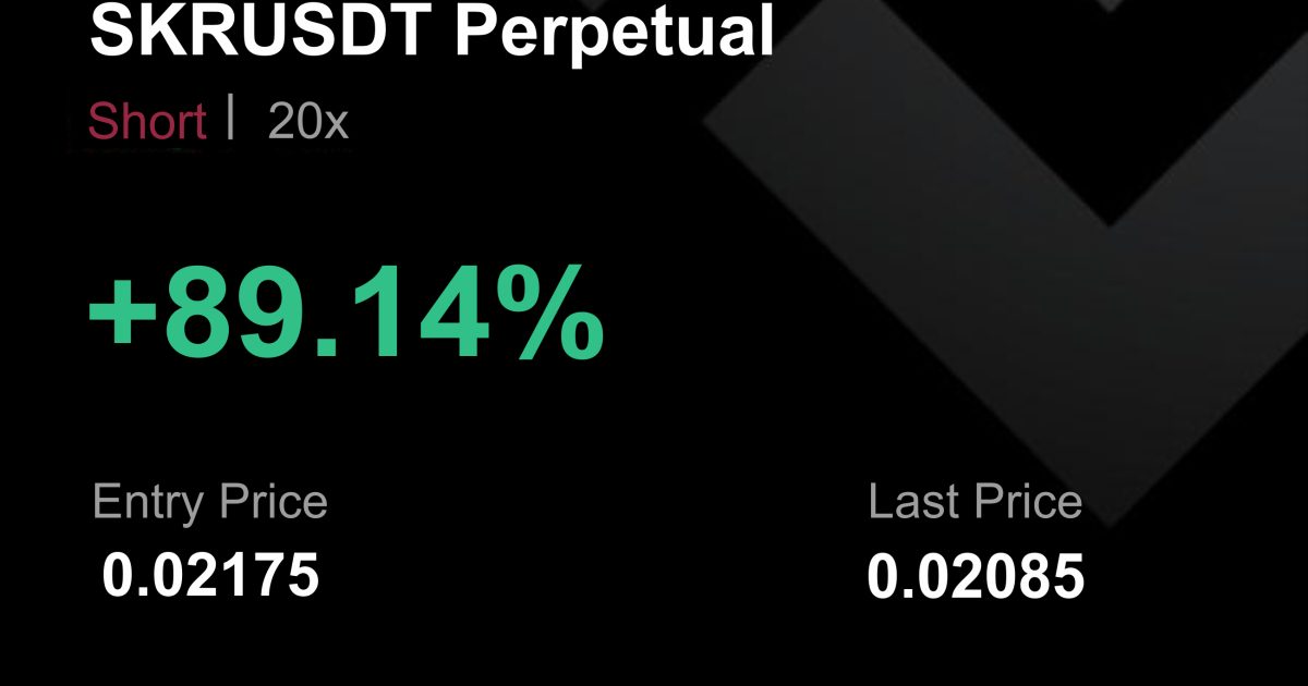 SKRUSDT İŞLEM SONUCU