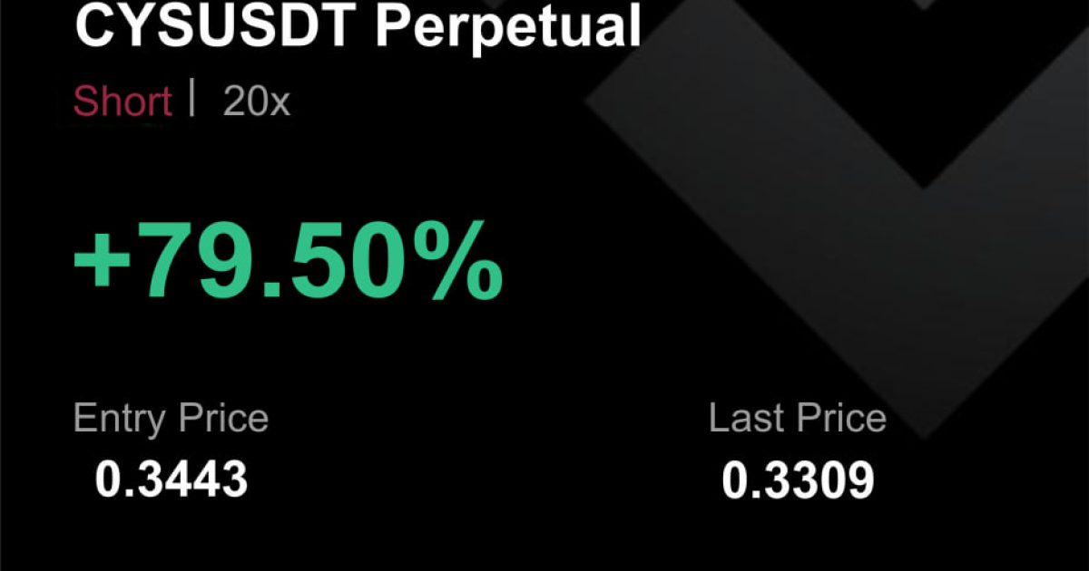 CYSUSDT İŞLEM SONUCU