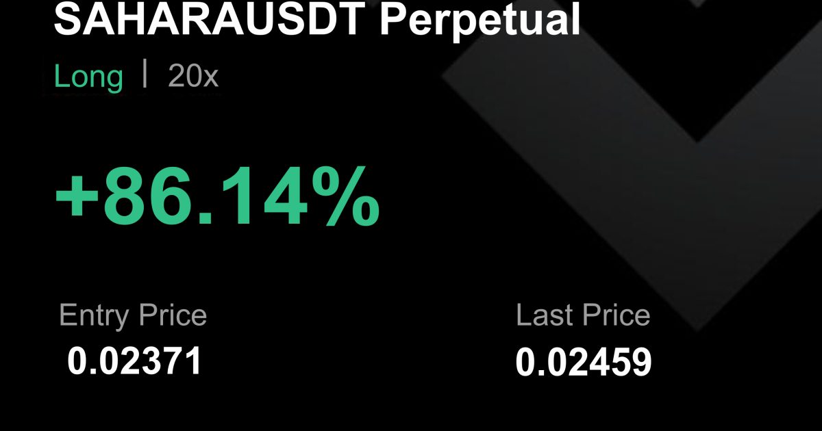 SAHARAUSDT İŞLEM SONUCU