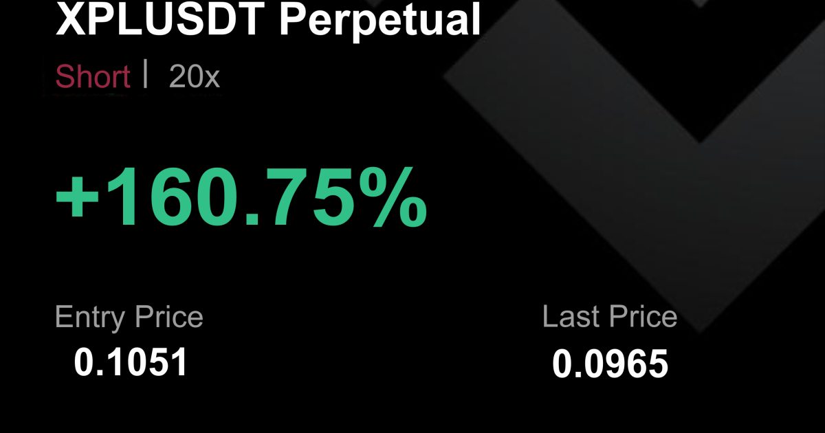 XPLUSDT İŞLEM SONUCU