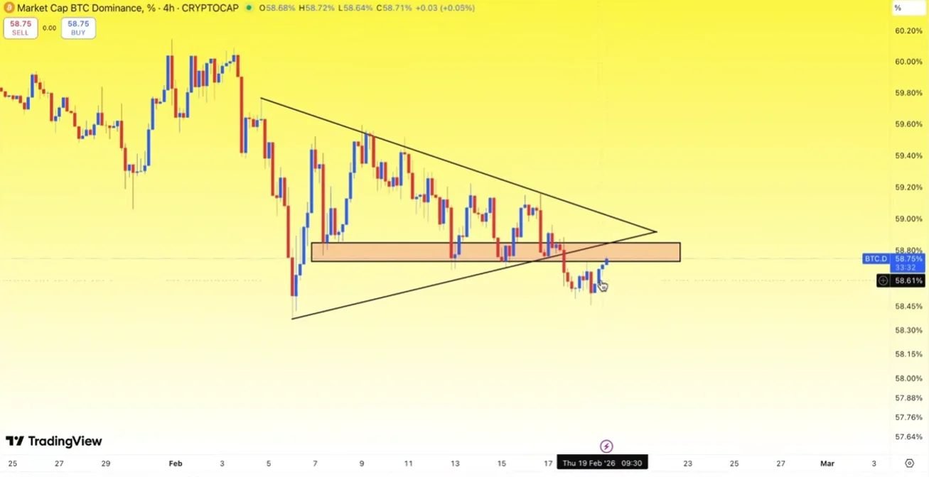 🔹 BTC Dominance (BTC Hakimiyet Oranı)