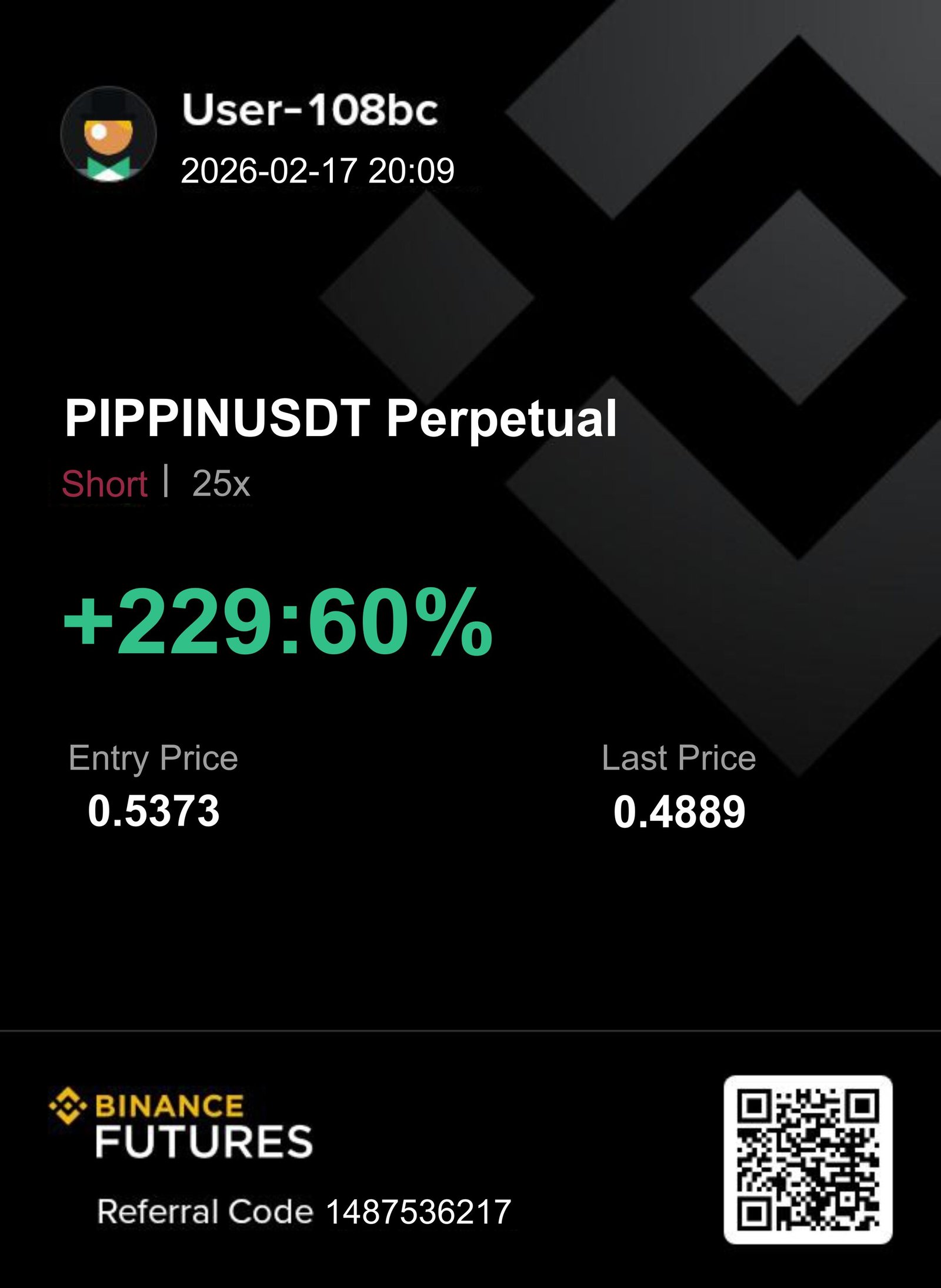 PIPPINUSDT İŞLEM SONUCU - Kazanç