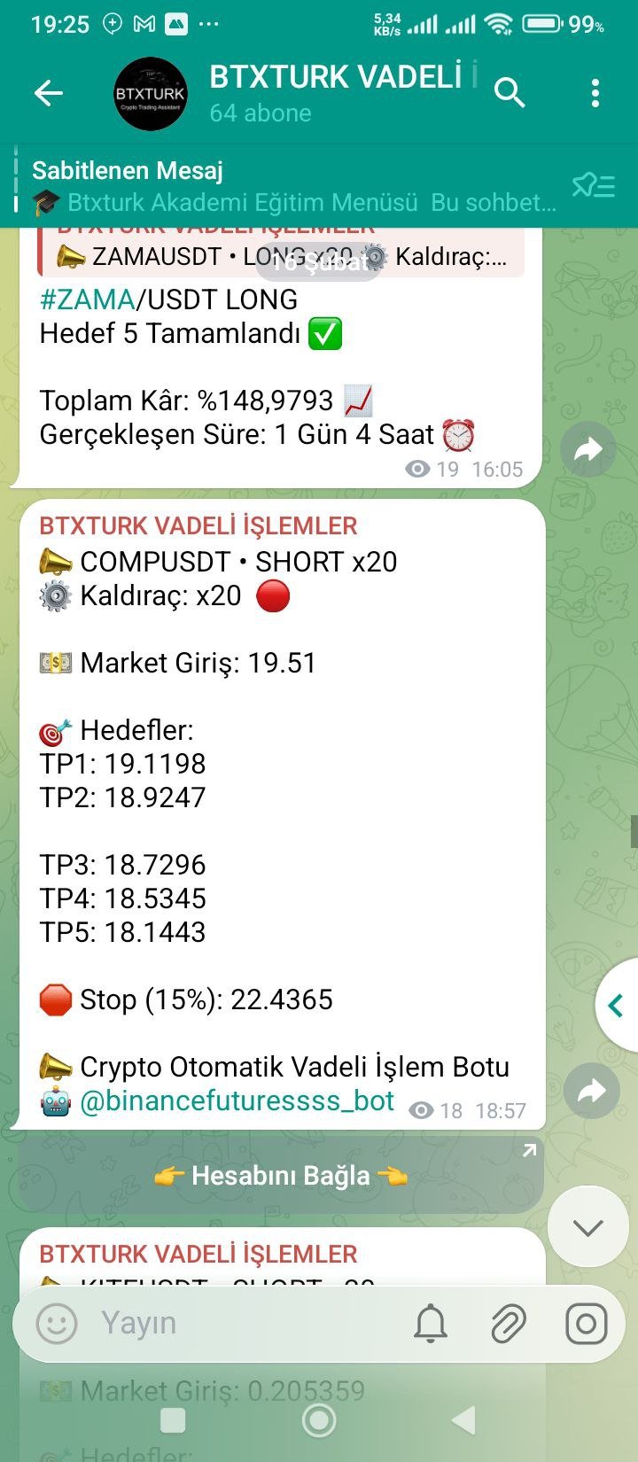 COMPUSDT İŞLEM SONUCU - Kazanç