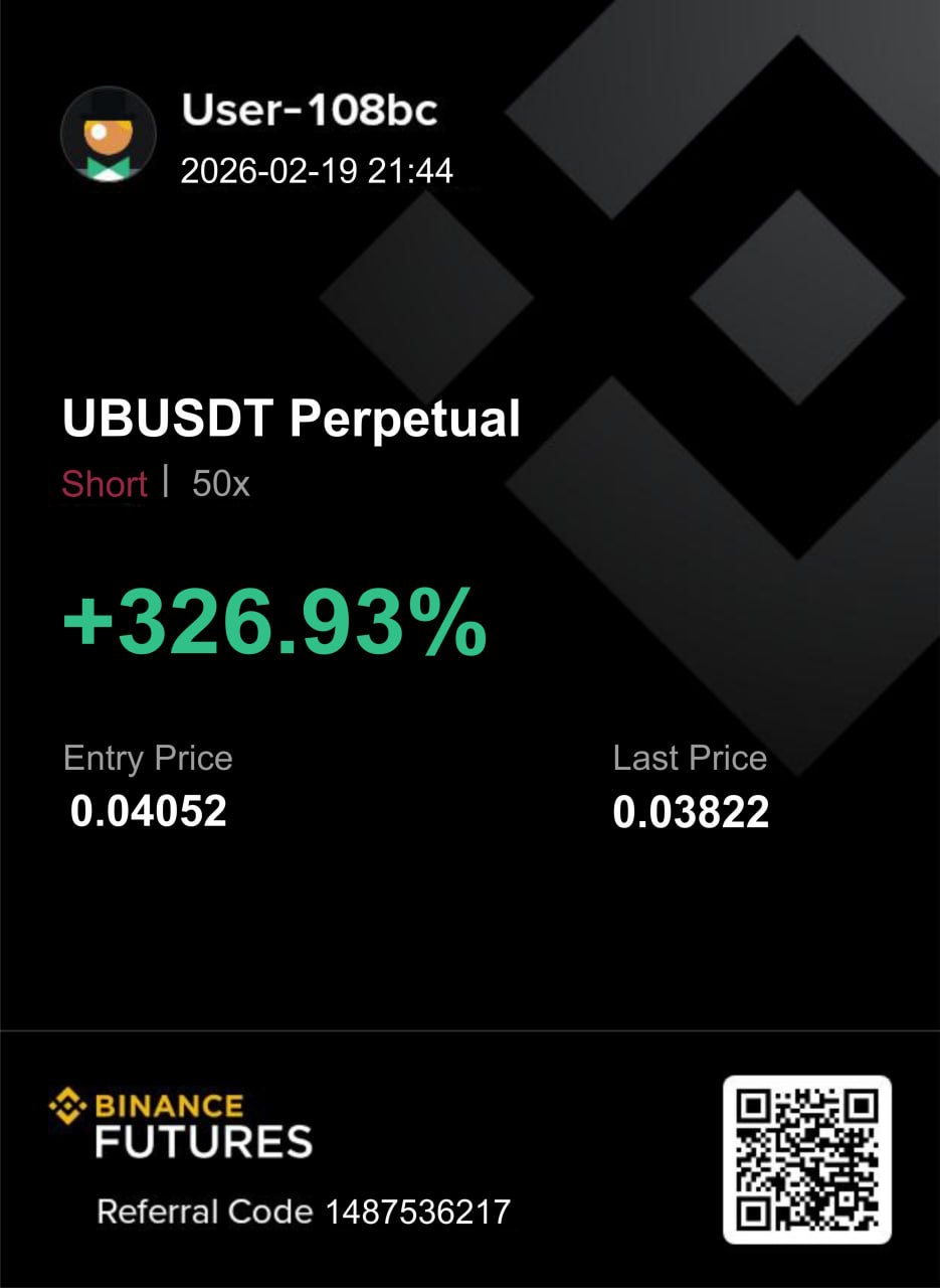 #UBUSDT İŞLEM SONUCU - Kazanç