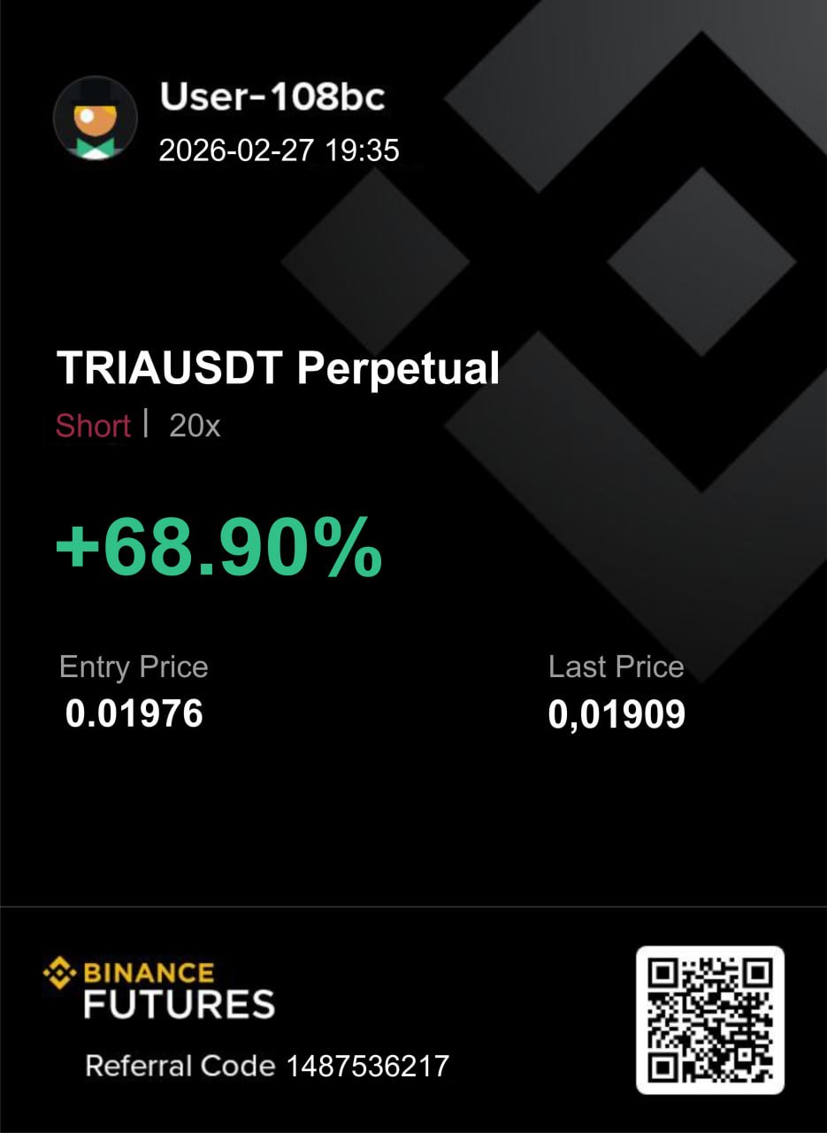 TRIAUSDT İŞLEM SONUCU - Kazanç