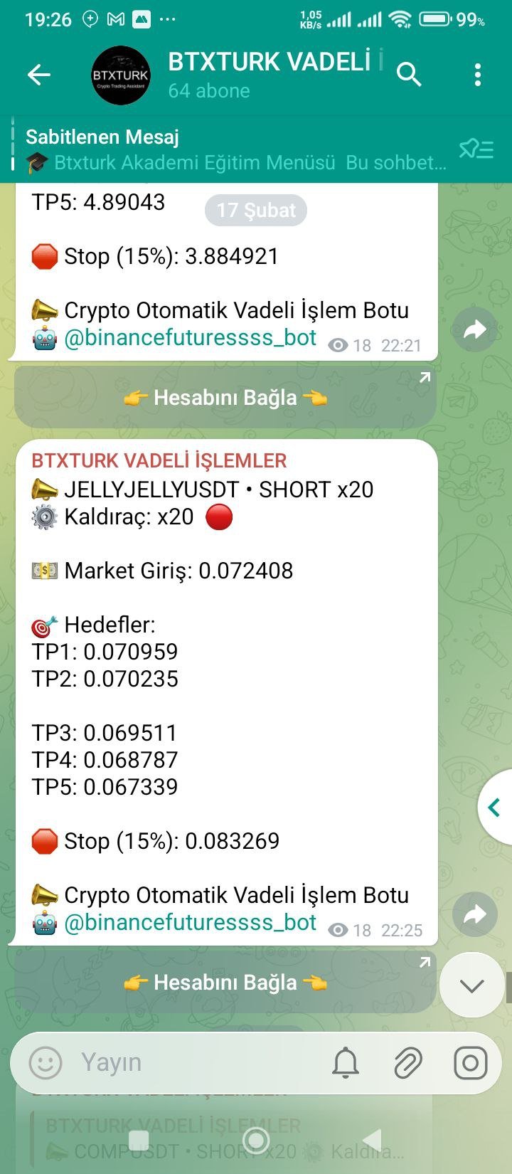 JELLYJELLYUSDT İŞLEM SONUCU - Sinyal